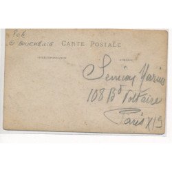 CARTE PHOTO A LOCALISER : paris(?) boucherie PRIMES - tres bon etat