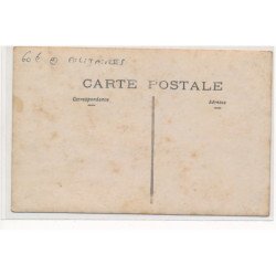 CARTE PHOTO A LOCALISER : paris(?) militaires, vins - tres bon etat