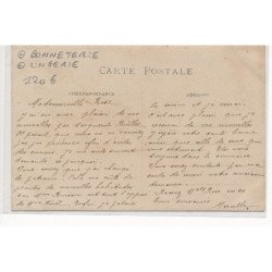 CARTE PHOTO A LOCALISER : paris(?) bonneterie, lingerie, Vve philippe Foret - tres bon etat