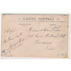 CARTE PHOTO A LOCALISER : paris(?) georges morin, magasin - tres bon etat