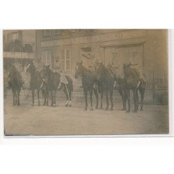 CARTE PHOTO A LOCALISER : marchand tailleur A. Weyland civil et militaire, militaire cavalier - tres bon etat