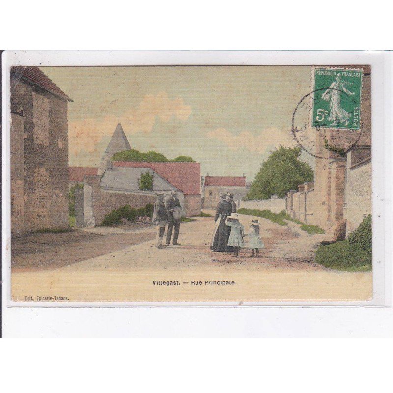 VILLEGAST: rue principale - très bon état