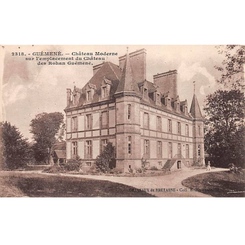 GUEMENE - Château Moderne sur l'emplacement du Château des Rohan Guémené - très bon état