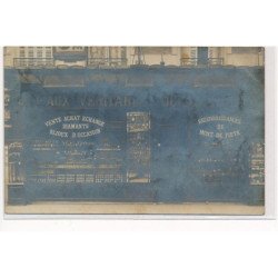 CARTE PHOTO A LOCALISER : paris(?) bijouterie "aux veritables occasions" diamants - tres bon etat
