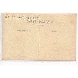 CARTE PHOTO A LOCALISER : paris(?) automobiles - tres bon etat