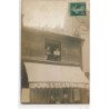 CARTE PHOTO A LOCALISER : paris(?) triperie poissons - tres bon etat