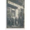 CARTE PHOTO A LOCALISER : paris(?) vins, traiteur, plat du jour Adieux, liqueurs - tres bon etat