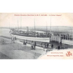 NANTES - Grande Semaine Maritime LMF - Août 1908 - L'Aviso " Chamois " - très bon état
