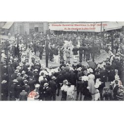 NANTES - Grande Semaine Maritime LMF - Août 1908 - Un Concert sur la Place Carnot - très bon état