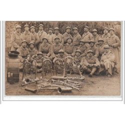 FERE EN TARDENOIS : carte photo de la fanfare militaire - très bon état