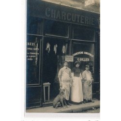 PARIS : charcuterie G. Gollier 31 rue des gravillons 3e arrondissement bottin 1910-1914 - tres bon etat