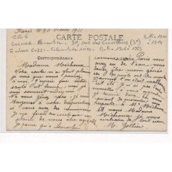 PARIS : charcuterie G. Gollier 31 rue des gravillons 3e arrondissement bottin 1910-1914 - tres bon etat