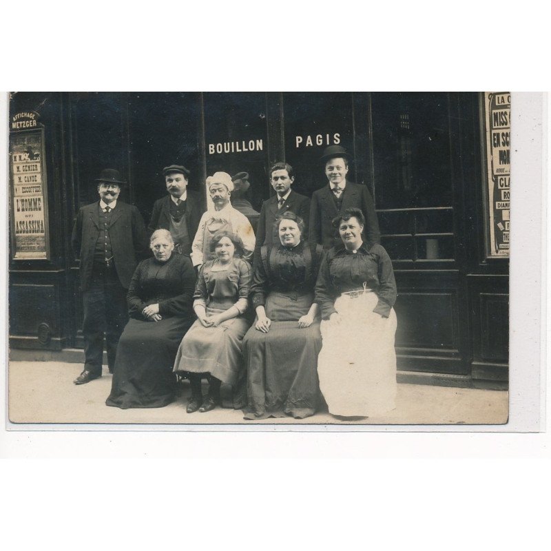 PARIS : pagis bouillon 88 rue saint-martin bottin 1910 à 1914 - tres bon etat