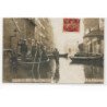 PARIS : inondation du XVe janvier 1910, rue des entrepreneurs - tres bon etat