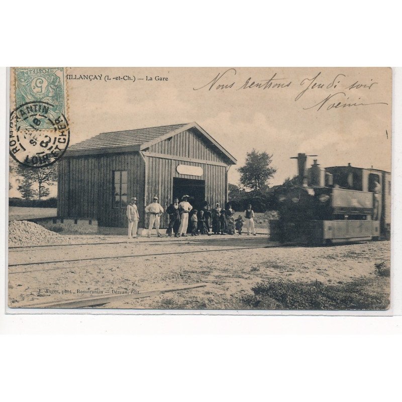 MILLANCAY : la gare - tres bon etat