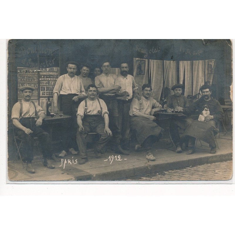 PARIS : paulin vins 13 rue des aies bottin 1910 - etat