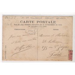 PARIS(?) : "a la tournelle saint benoit" - tres bon etat