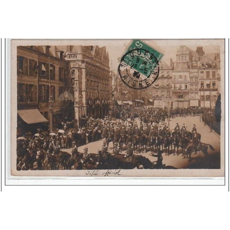 SAINT QUENTIN : carte photo de la Fête Fédérale de 1910 - très bon état