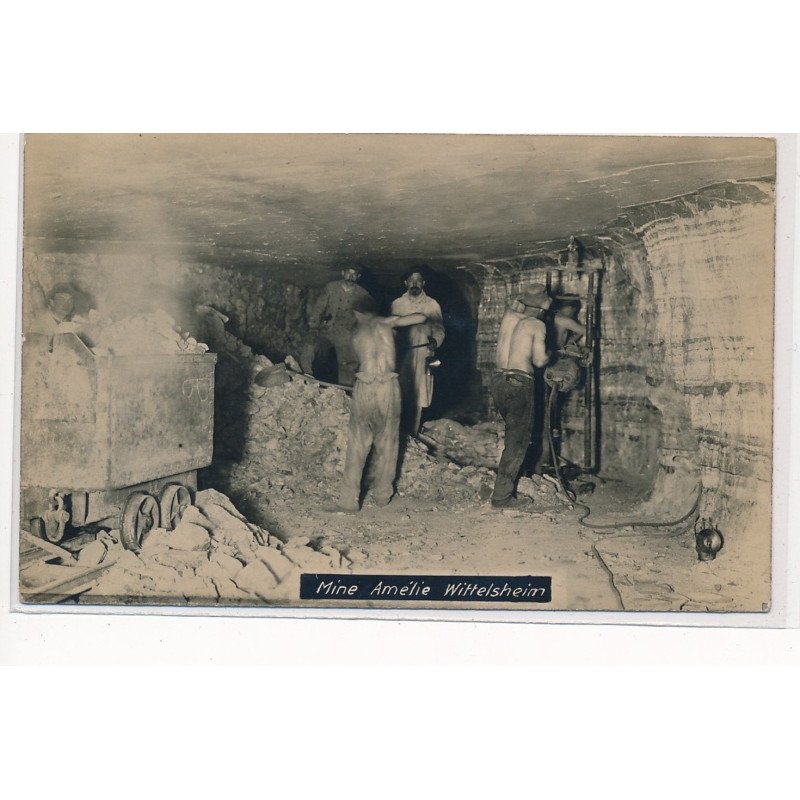WITTELSHEIM : mine amelie witterlsheim, mineurs - tres bon etat WITTELSHEIM : mine amelie witterlsheim, mineurs - tres bon etat