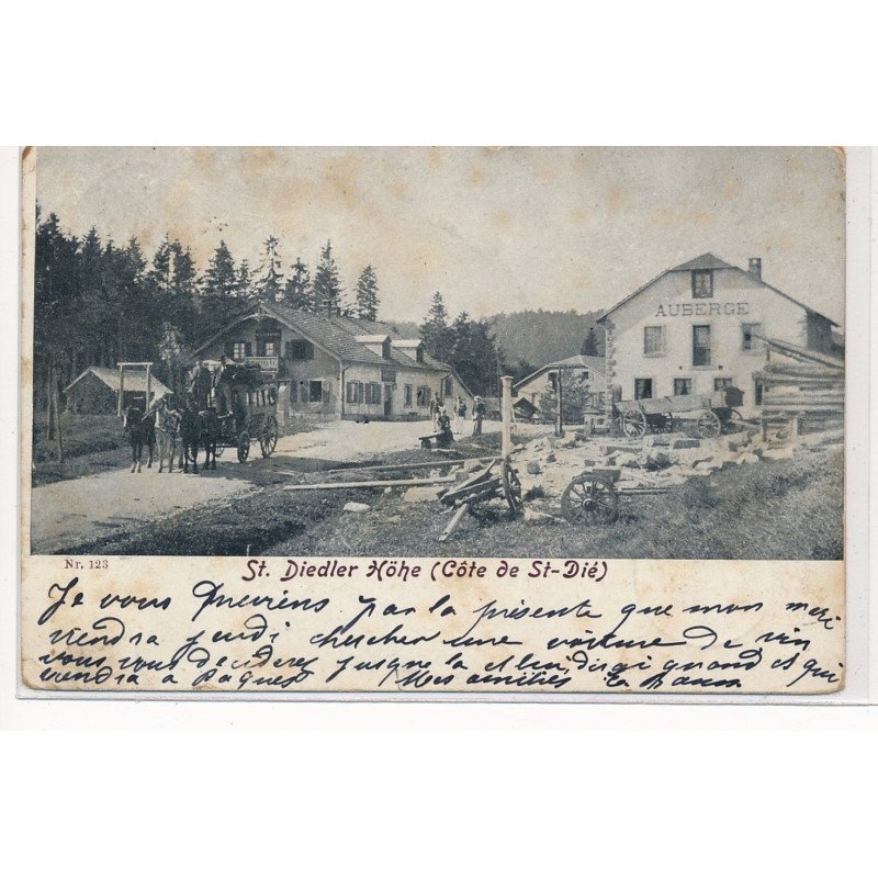 MARKIRCH : diligence, saint-diedler kohe (cote de saint-die), auberge - tres bon etat MARKIRCH : diligence, saint-diedler kohe (cote de saint-die), auberge - tres bon etat