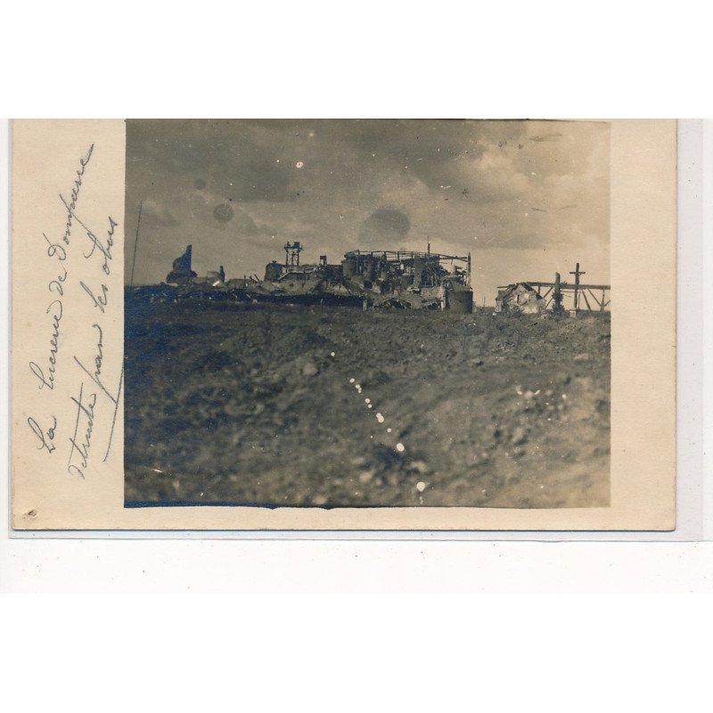 DOMPIERRE en SANTERRE : ruines de la sucrerie - tres bon etat