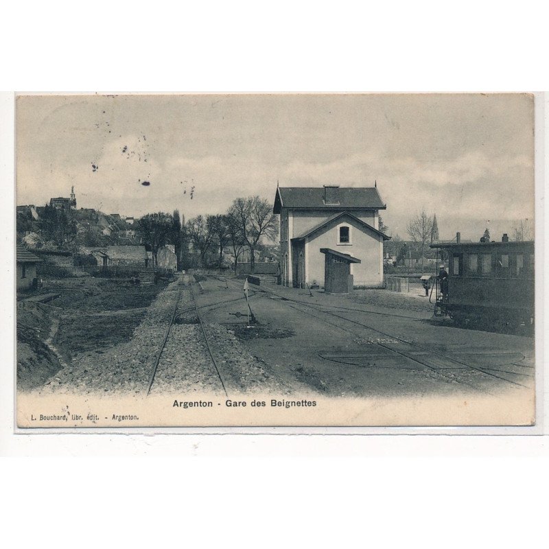 ARGENTON : gare des beignettes - tres bon etat