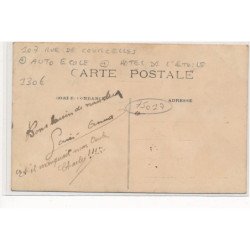 PARIS : 107 rue de courcelles, auto ecole, hotel de l'etoile, bar restaurant, courcelles-auto - tres bon etat