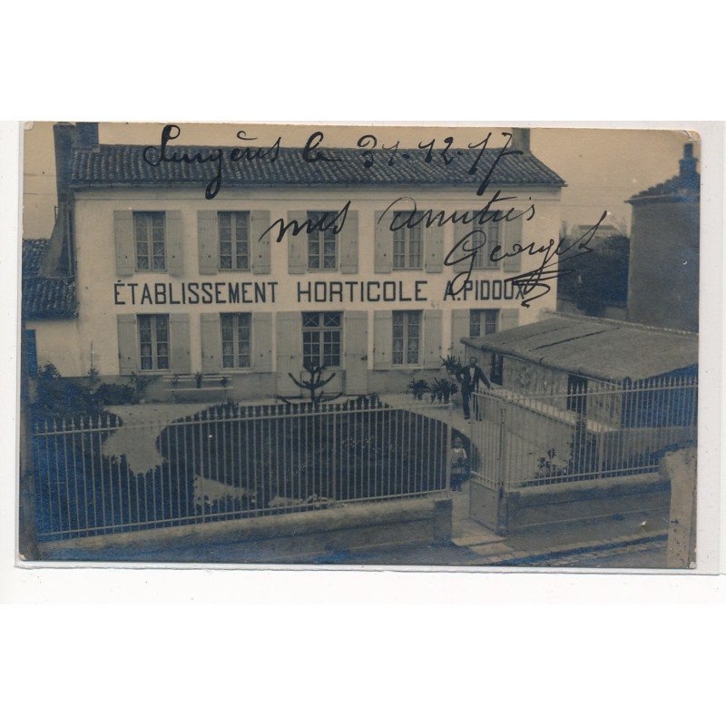 SURGERES : 12 rue de marans, etablissement horticole a. pidoux - tres bon etat