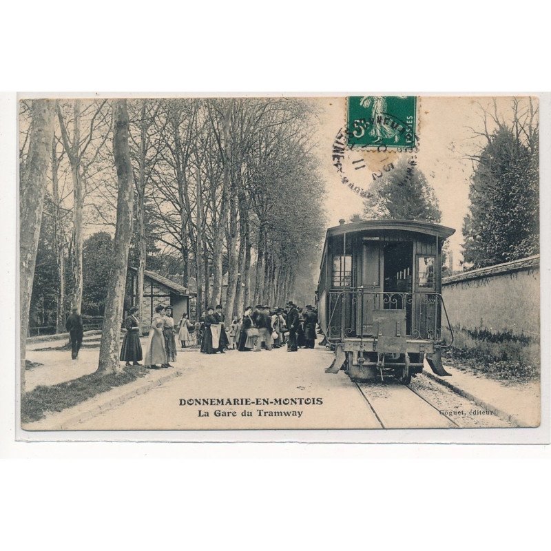 DONNEMARIE-en-MONTOIS : la gare du tramway - etat
