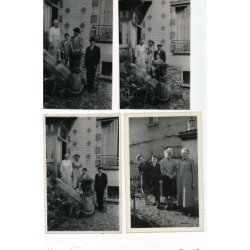 MONTGERON : lot de 15 photos format CPA, personnages - tres bon etat