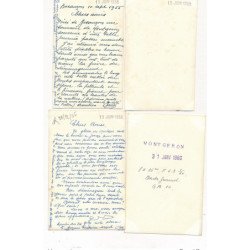 MONTGERON : lot de 15 photos format CPA, personnages - tres bon etat