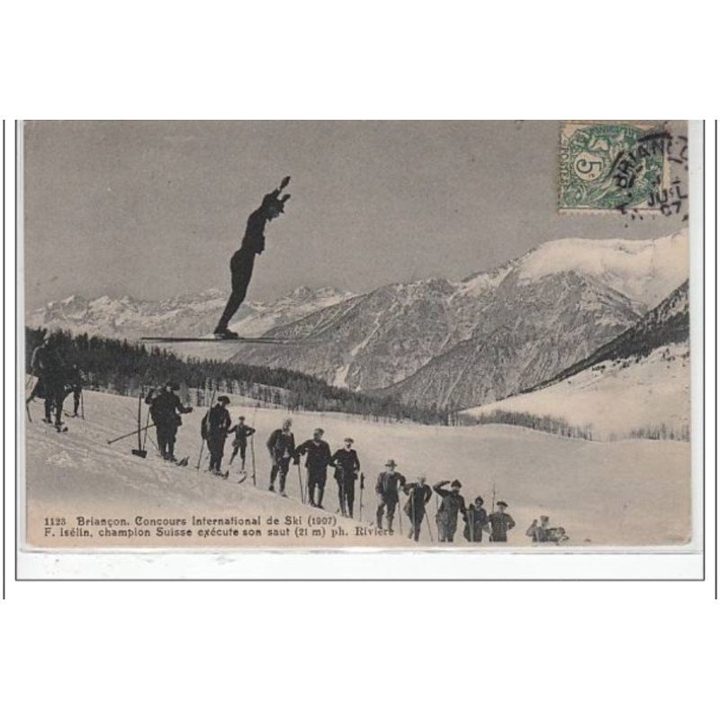 BRIANCON : concours de skis (champion suisse) - très bon état