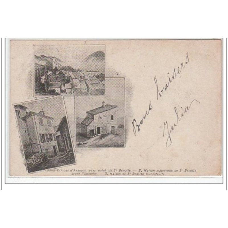 SAINT ETIENNE D'AVANCON - multi-vue - très bon état