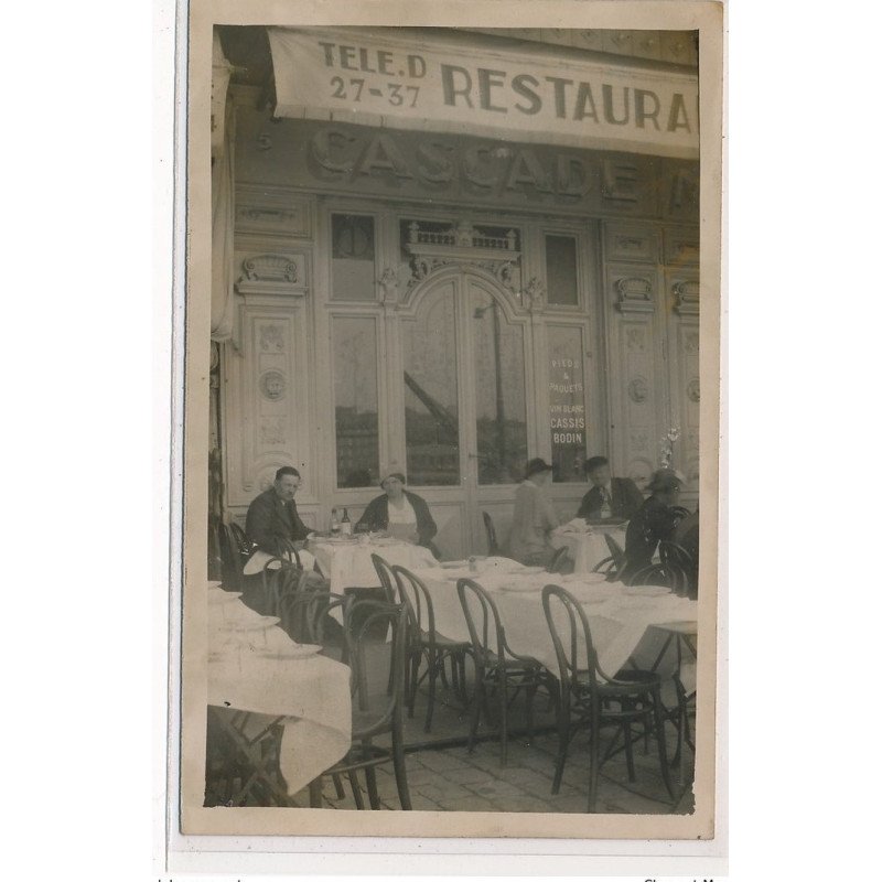 PARIS : restaurant de la grande cascade, bois de boulogne - tres bon etat
