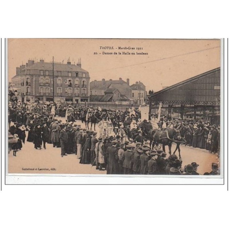 TROYES : mardi gras 1911 - très bon état