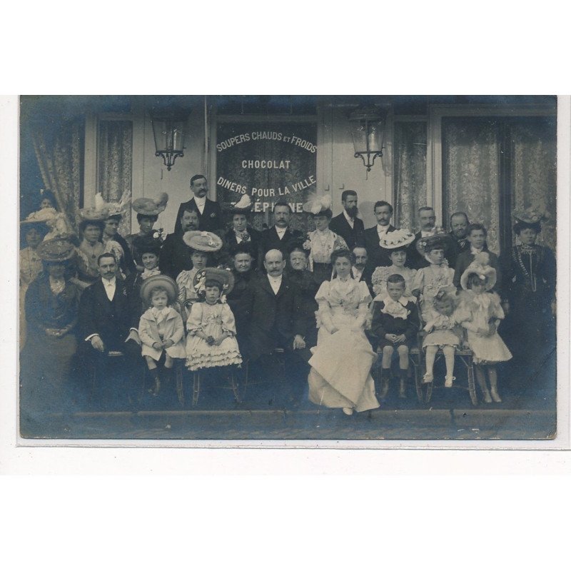 PARIS(?) : restaurant lepinne, soupers chauds et froids chocolat - tres bon etat