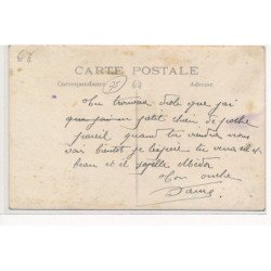 PARIS : cafe, personne et chien - tres bon etat