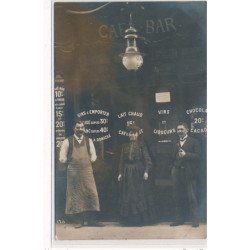 PARIS : cafe bar, chocolat cacao - tres bon etat