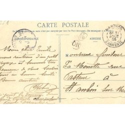 LANGELY : petit pont pres d'un batiment - tres bon etat