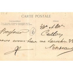 LA GOURONNE : place de la mairie et de l'eglise - tres bon etat