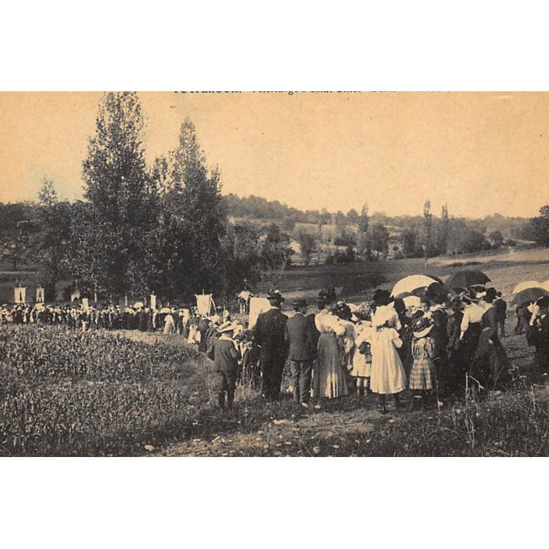 PUYPEROUX : pelerinage à saint-gilles defilé de la procession - tres bon etat