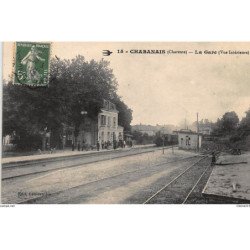 CHABANAIS : la gare, vue interieure - etat