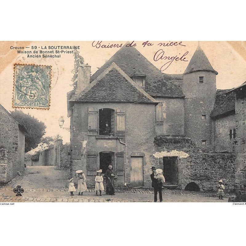 LA SOUTERRAINE : maison de bonnet st-priest, ancien senechal - tres bon etat LA SOUTERRAINE : maison de bonnet st-priest, ancien senechal - tres bon etat
