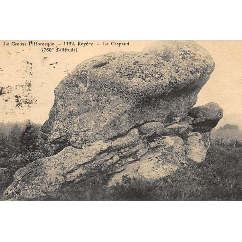 ROYERE : le crapaud, rocher - tres bon etat ROYERE : le crapaud, rocher - tres bon etat