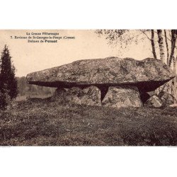 PONSAT : dolmen de ponsat, rocher - tres bon etat