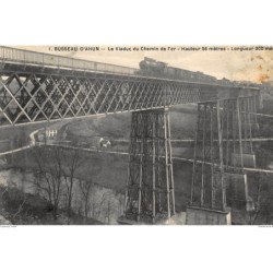 BUSSEAU-D'AHUN : le viaduc du chemin de fer - tres bon etat