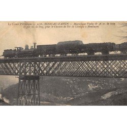 BUSSEAU-D'AHUN : le viaduc du chemin de fer - tres bon etat