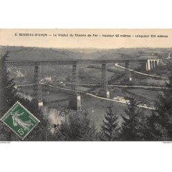 BUSSEAU-D'AHUN : le viaduc du chemin de fer - tres bon etat
