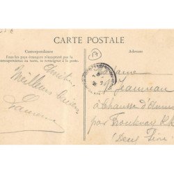 ILE-de-RE : famille rhétaise parant aux champs, âne - tres bon etat