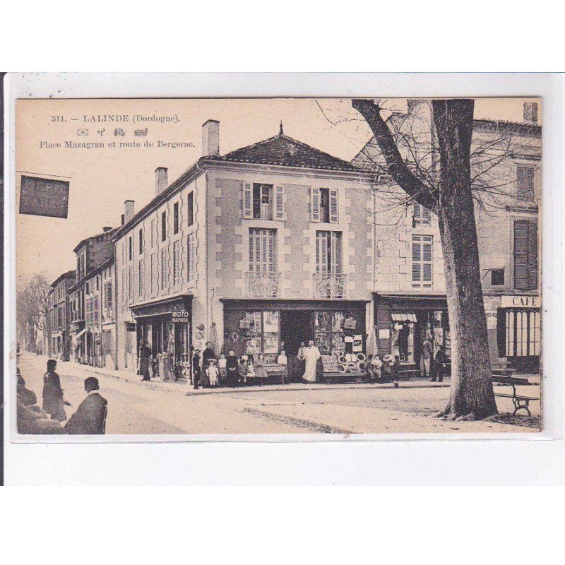 LALINDE: place mazagran et route de bergerac - très bon état